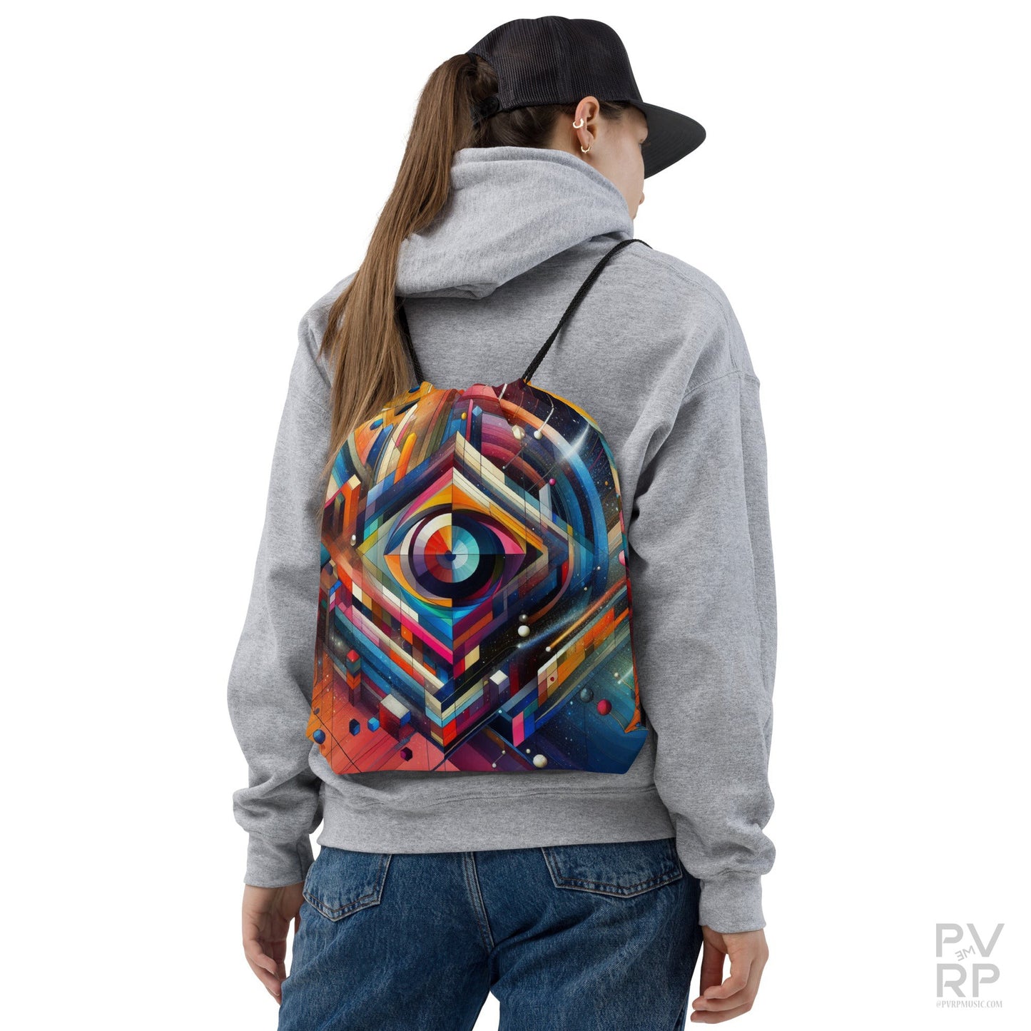 Eye of Power Drawstring Bag-Bags & Wallets-PVRP Shop