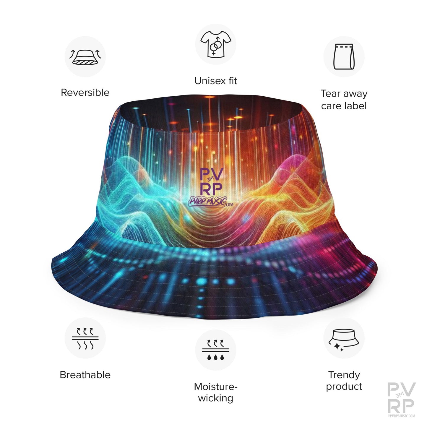 Nightwave Bucket Hat-Hats-PVRP Shop
