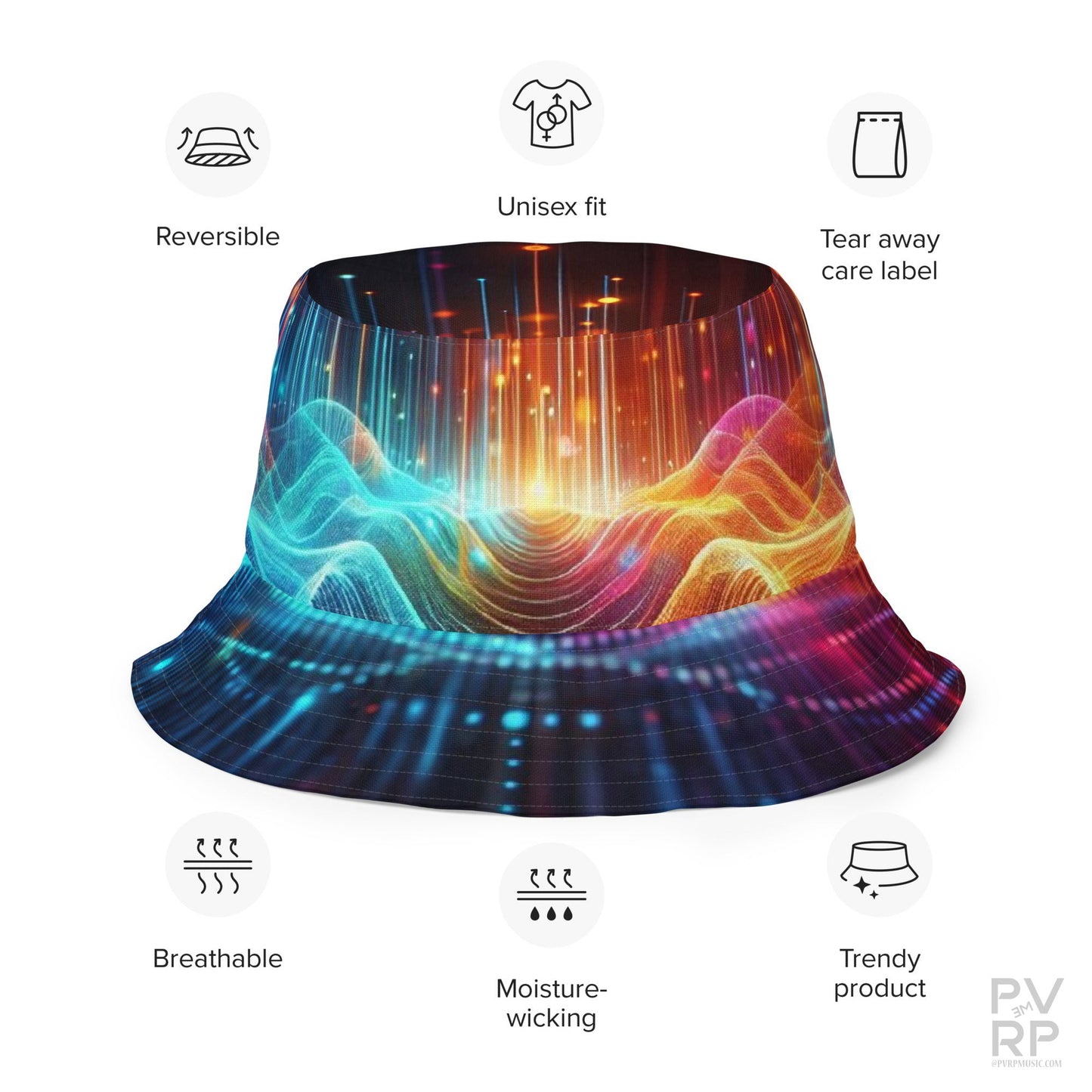 Nightwave Bucket Hat-Hats-PVRP Shop