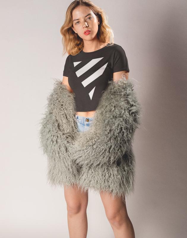 Geometric Shapes Women's Crop Top Bella+Canvas - PVRP Shop