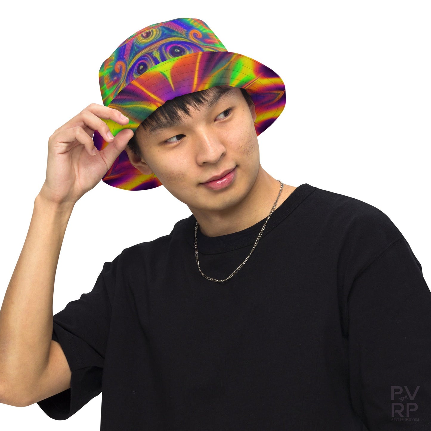 Trippy Out-of-this-World: Reversible Bucket Hat-Hats-PVRP Shop