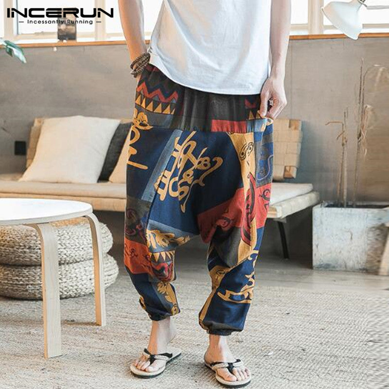 Baggy Cotton Linen Harem Pants - PVRP Shop