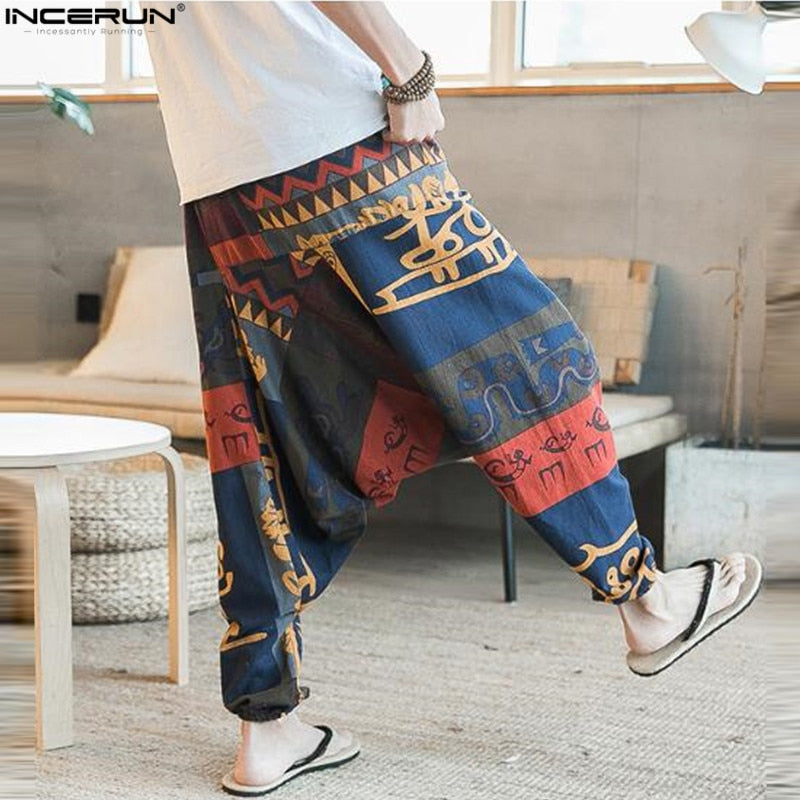 Baggy Cotton Linen Harem Pants - PVRP Shop