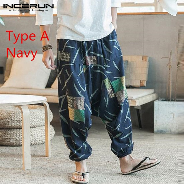 Baggy Cotton Linen Harem Pants - PVRP Shop