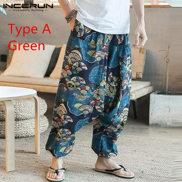 Baggy Cotton Linen Harem Pants - PVRP Shop
