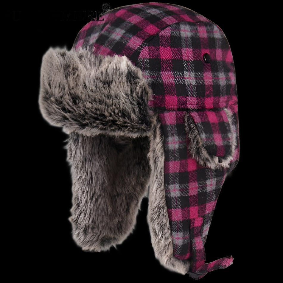 Winter Bomber Hat Fur Red - PVRP Shop