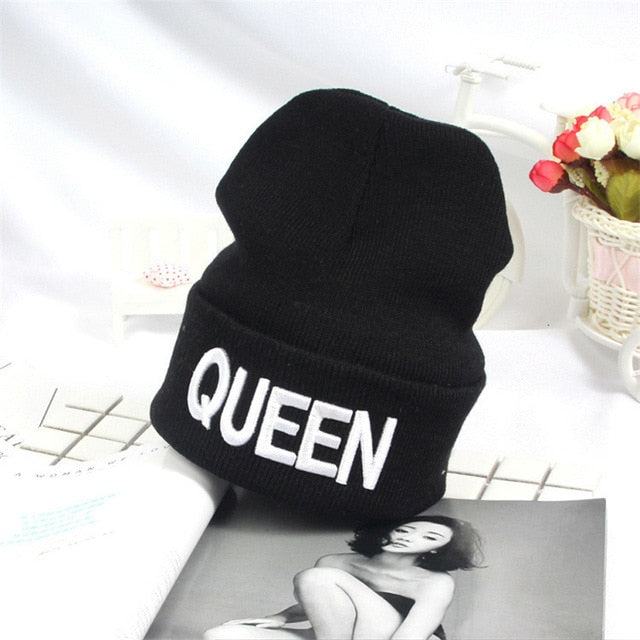 King Queen Knitted Beanie - PVRP Shop