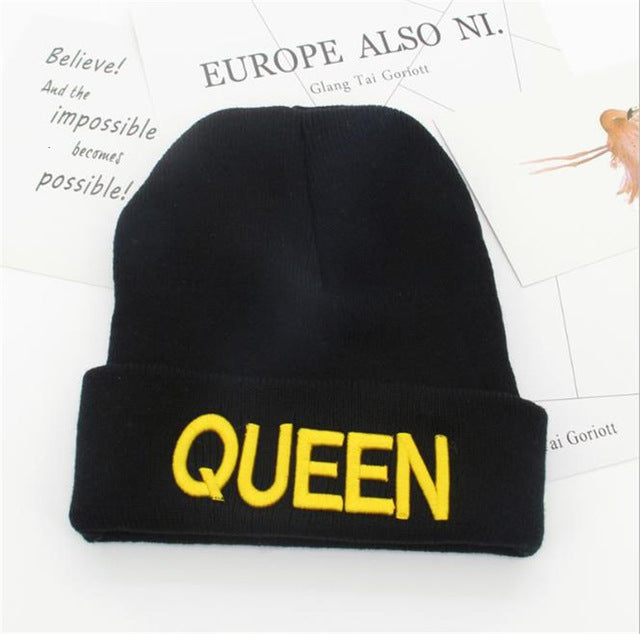 King Queen Knitted Beanie - PVRP Shop