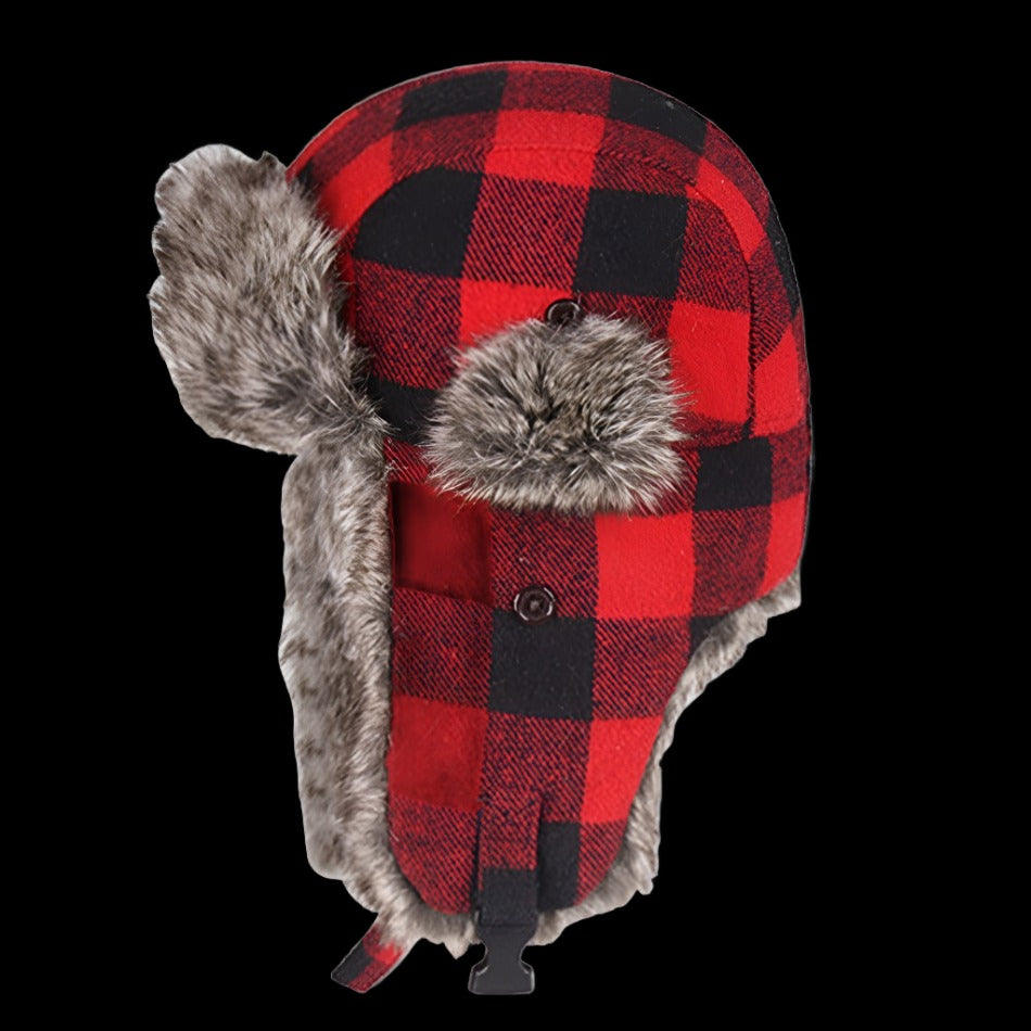 Winter Bomber Hat Fur Red - PVRP Shop