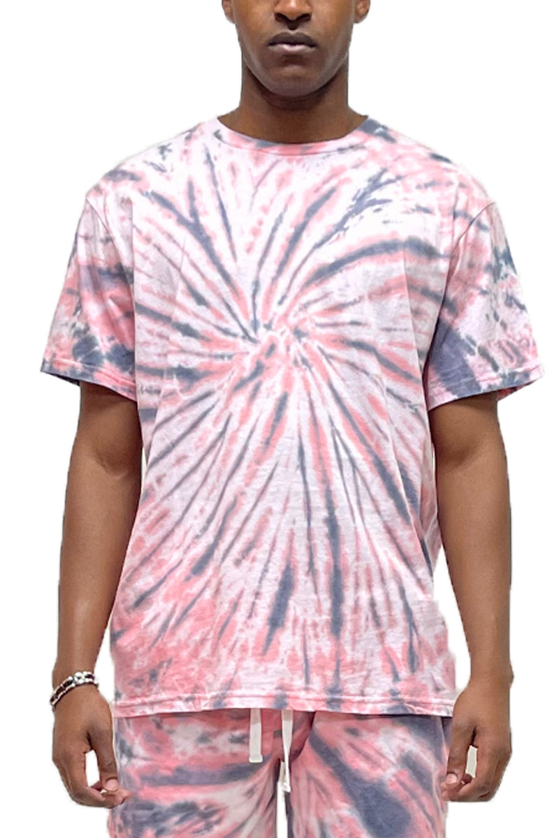 Swirly Cotton Tye Dye Tshirt-Men's Fashion - Men's Clothing - Tops & Tees - T-Shirts-PVRP Shop