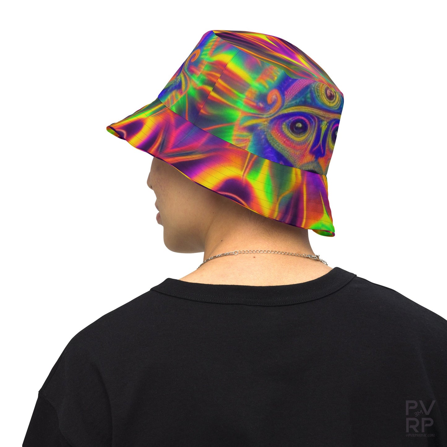 Trippy Out-of-this-World: Reversible Bucket Hat-Hats-PVRP Shop