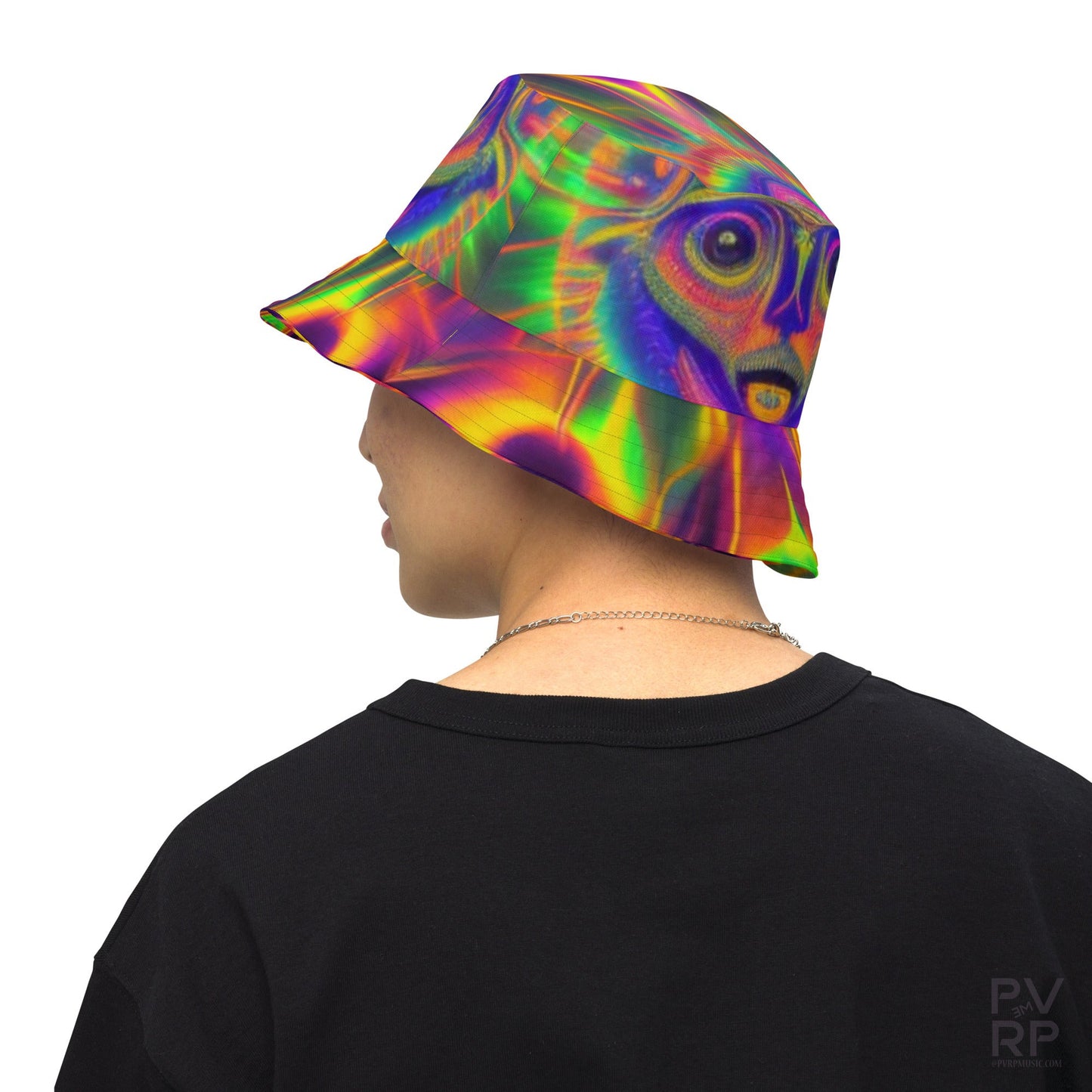 Trippy Out-of-this-World: Reversible Bucket Hat-Hats-PVRP Shop