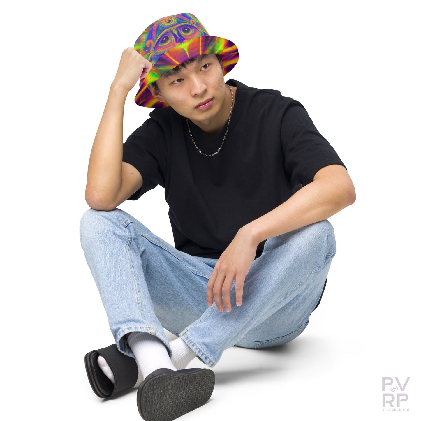 Trippy Out-of-this-World: Reversible Bucket Hat-Hats-PVRP Shop