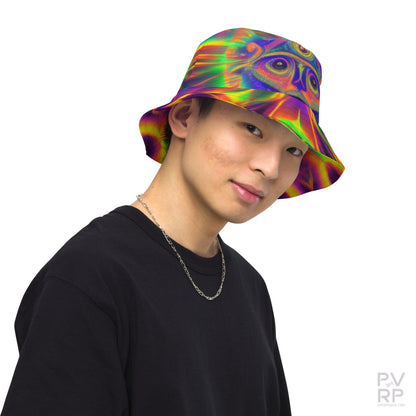 Trippy Out-of-this-World: Reversible Bucket Hat-Hats-PVRP Shop