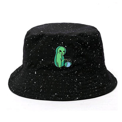 Alien Pattern Bucket Hat - PVRP Shop